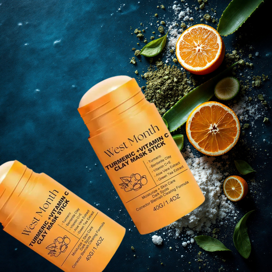 Turmeric Clay Mask Stick with Vitamin C & E