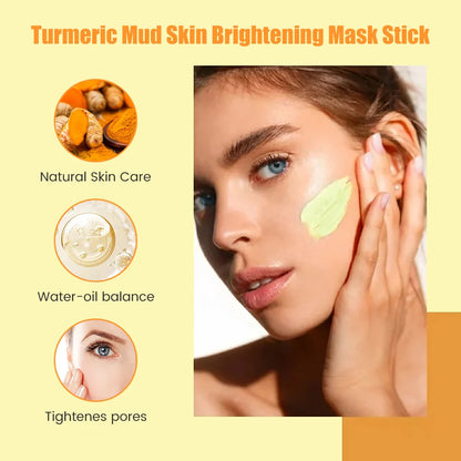Turmeric Clay Mask Stick with Vitamin C & E