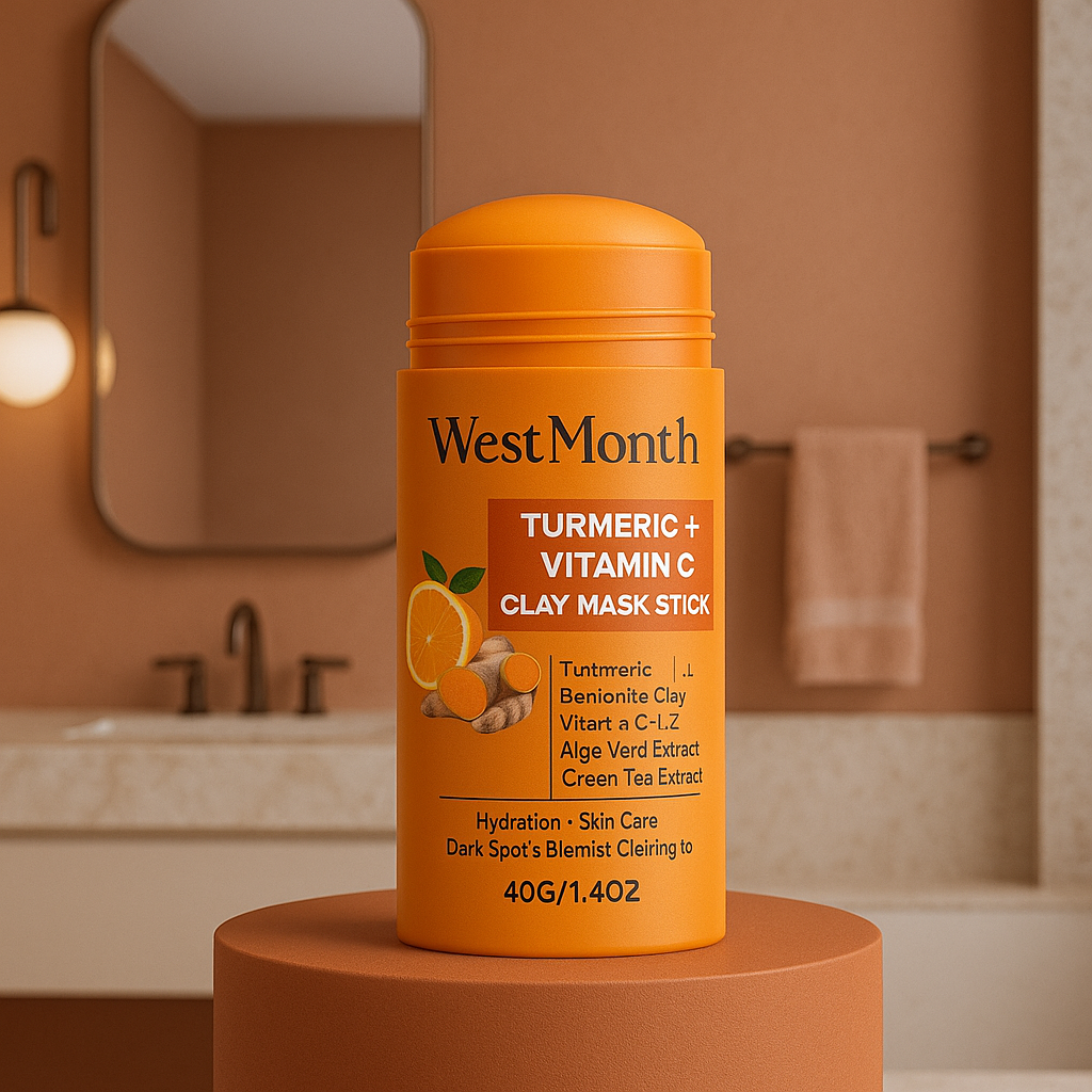 Turmeric Clay Mask Stick with Vitamin C & E
